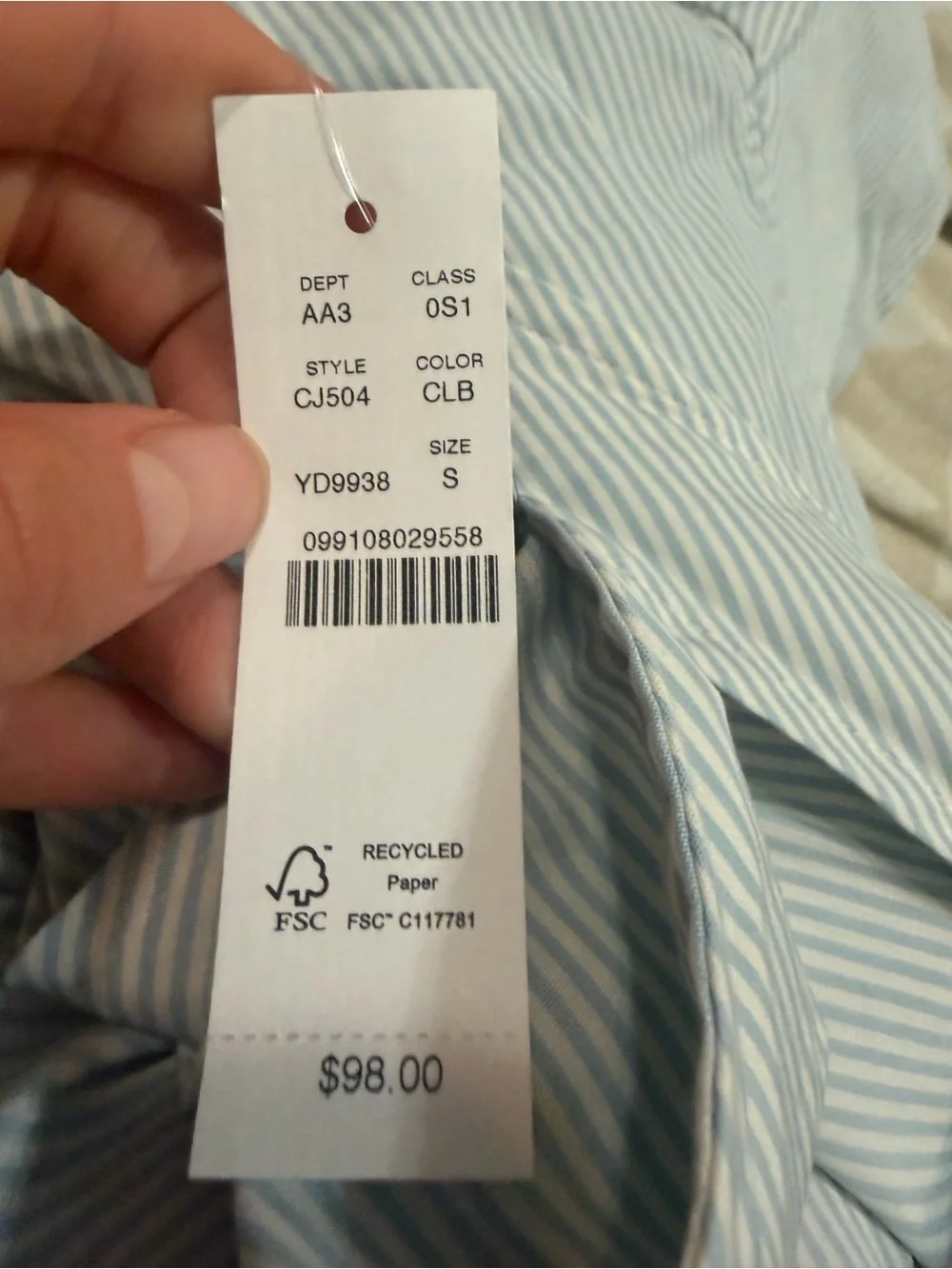J crew Short-sleeve cotton poplin camp-collar shirt